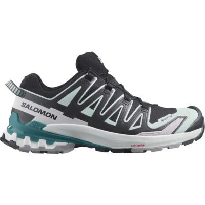 Salomon Xa Pro 3d V9 Gtx W - Black/bleached Aqua/harbor Blu - Naiset - UK 4,5 - Partioaitta