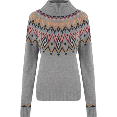 Sherpa Indu Eco Mock Neck - Monsoon Grey - Naiset - M - Partioaitta, kuva 1 / 1