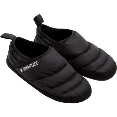 Warmpeace Down Slippers - Black - Unisex - XL - Partioaitta