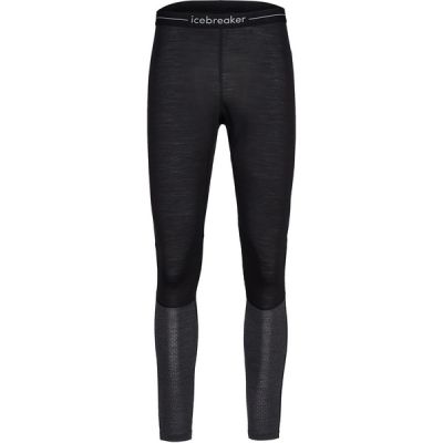 Icebreaker M 125 Zoneknit Leggings - Black/jet Hthr/colorblock - Miehet - M - Partioaitta