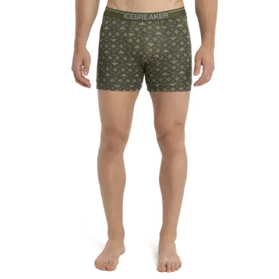 Icebreaker M Merino 150 Anatomica Boxers First Snow - Loden/snow/aop - Miehet - XL - Partioaitta, kuva 1 / 1