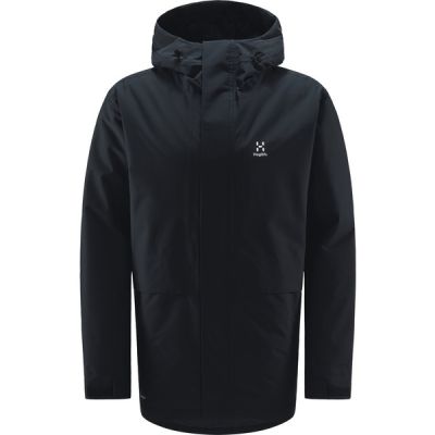 Haglöfs Salix Proof Mimic Parka Men - True Black - Miehet - M - Partioaitta