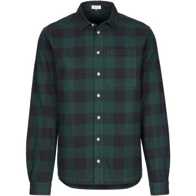 FRILUFTS Namsos L/s Shirt - Pine Grove/caviar Checked - Miehet - XXL - Partioaitta