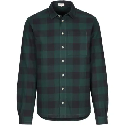 FRILUFTS Namsos L/s Shirt - Pine Grove/caviar Checked - Miehet - S - Partioaitta, kuva 1 / 1