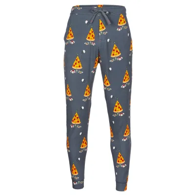 SAXX Snooze Pant - Pizza On Earth- Grey - Miehet - L - Partioaitta