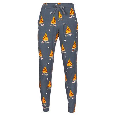 SAXX Snooze Pant - Pizza On Earth- Grey - Miehet - M - Partioaitta | Alk. 74,95 €
