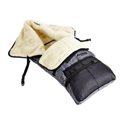 Kathrein Children’s Footmuff With Fur Lining - Grey - OneSize - Partioaitta | Alk. 64,95 €