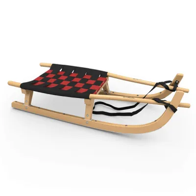 Kathrein Touring Sledge Two-seater - Black/red - OneSize - Partioaitta