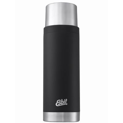 Esbit Sculptor Stainless Steel Vacuum Flask - Black - 1L - Partioaitta
