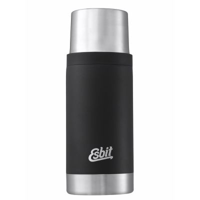 Esbit Sculptor Stainless Steel Vacuum Flask - Black - 500ML - Partioaitta