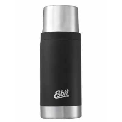 Esbit Sculptor Stainless Steel Vacuum Flask - Black - 500ML - Partioaitta