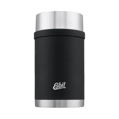 Esbit Sculptor Stainless Steel Food Jug - Black - 1L - Partioaitta
