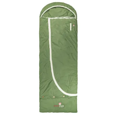 Grüezi bag Biopod Downwool Nature Comfort - Basil Green - 185 - Partioaitta