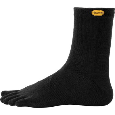 FiveFingers Wool Blend Crew - Black - Unisex - S - Partioaitta