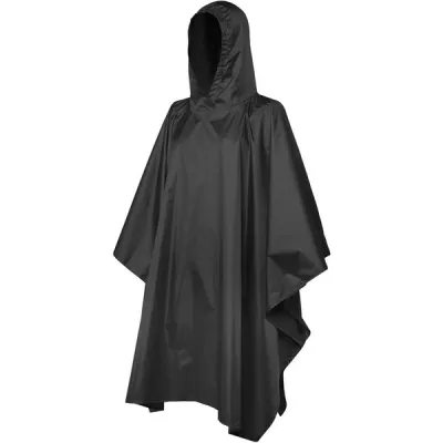 Trekmates Tour Poncho - Black - Unisex - OneSize - Partioaitta