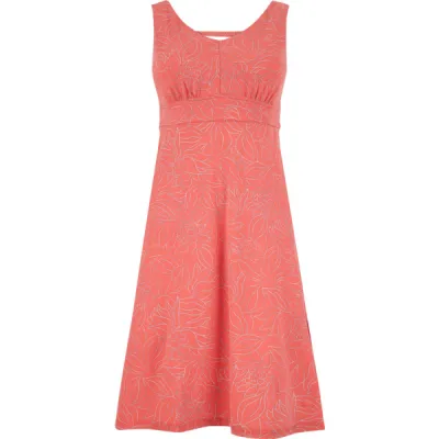 Sherpa Neha Midi Dress - Sorbet Leaf - Naiset - L - Partioaitta, kuva 1 / 1
