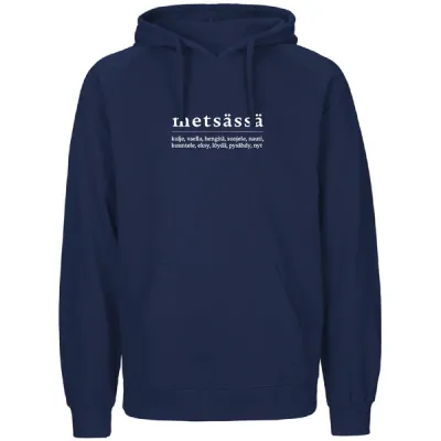 Metsä/Skogen Unisex Hoodie Metsässä - Navy - Unisex - M - Partioaitta, kuva 1 / 1