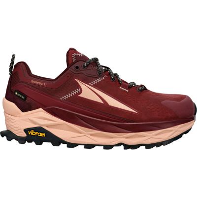 Altra W Olympus 5 Hike Low Gtx - Maroon - Naiset - US 5,5 - Partioaitta