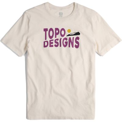 Topo Designs Sunrise Tee M - Natural - Miehet - XL - Partioaitta