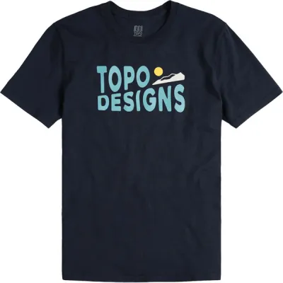 Topo Designs Sunrise Tee M - Navy - Miehet - L - Partioaitta, kuva 1 / 1