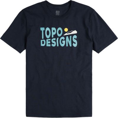 Topo Designs Sunrise Tee M - Navy - Miehet - M - Partioaitta