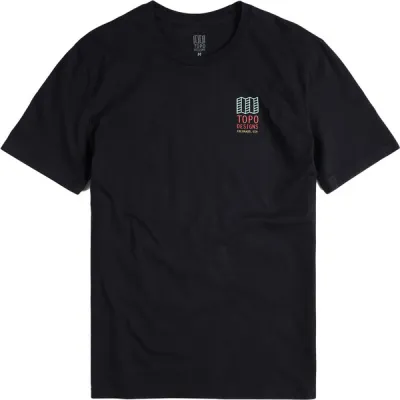 Topo Designs Small Original Logo Tee M - Black - Miehet - S - Partioaitta, kuva 1 / 1