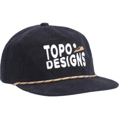 Topo Designs Corduroy Trucker Hat - Sunrise - Black - Unisex - OneSize - Partioaitta, kuva 1 / 1