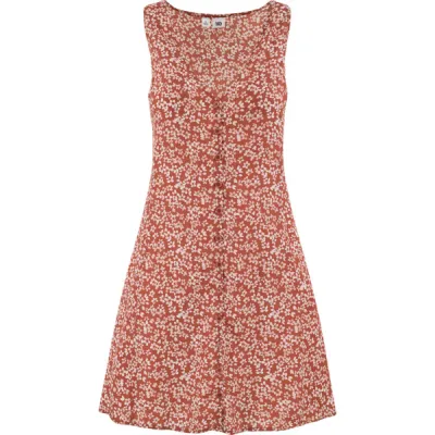 Tentree W Cami Dress - Baked Clay Floral - Naiset - XL - Partioaitta, kuva 1 / 1