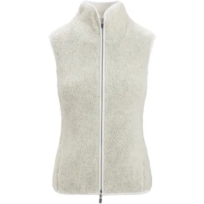 Icebreaker W Realfleece High Pile Vest - Ecru Hthr - Naiset - S - Partioaitta, kuva 1 / 1