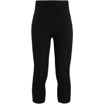 Icebreaker W Fastray High Rise 3/4 Tights - Black - Naiset - XL - Partioaitta