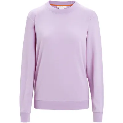 Icebreaker W Crush Ls Sweatshirt - Purple Gaze - Naiset - L - Partioaitta, kuva 1 / 1