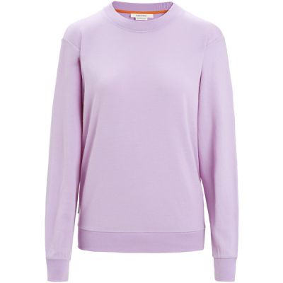 Icebreaker W Crush Ls Sweatshirt - Purple Gaze - Naiset - M - Partioaitta