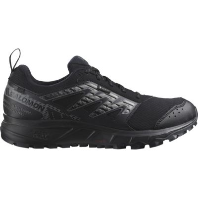 Salomon Wander Gtx - Black/pewter/frost Gray - Miehet - UK 11,5 - Partioaitta