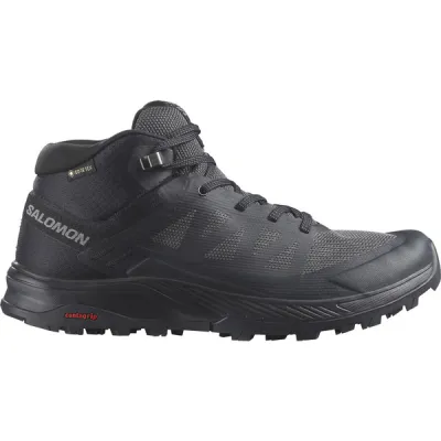 Salomon Outrise Mid Gtx W - Black/black/ebony - Naiset - UK 7 - Partioaitta, kuva 1 / 1
