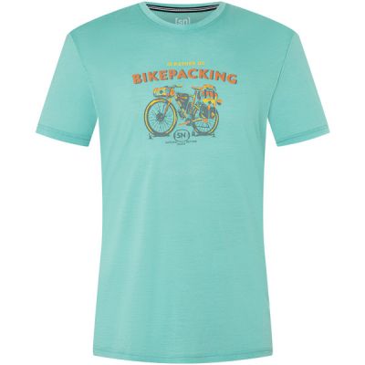 Supernatural M Bikepacking Tee - Wasabi/various - Miehet - L - Partioaitta | Alk. 49,95 €