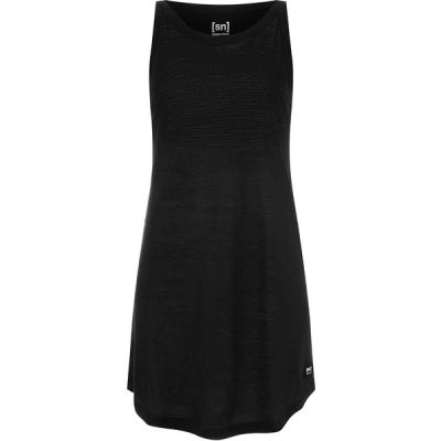 Supernatural W Relax Dress - Jet Black - Naiset - S - Partioaitta