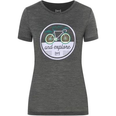 Supernatural W Go Out Tee - Pirate Grey Melange/various - Naiset - XL - Partioaitta, kuva 1 / 1