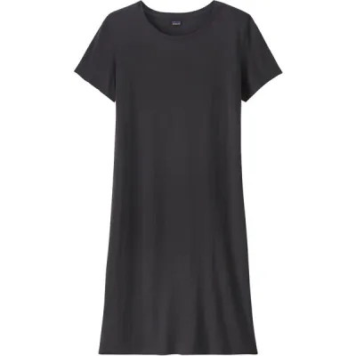 Patagonia W' S Regenerative Organic Certified Cotton T-shirt Dress - Ink Black - Naiset - S - Partioaitta, kuva 1 / 1