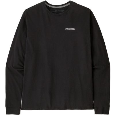Patagonia M' S L/s P-6 Logo Responsibili-tee - Black - Miehet - M - Partioaitta | Alk. 50,00 €
