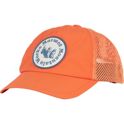 Marmot Alpine Soft Mesh Trucker - Orange Pepper - Unisex - S/M - Partioaitta