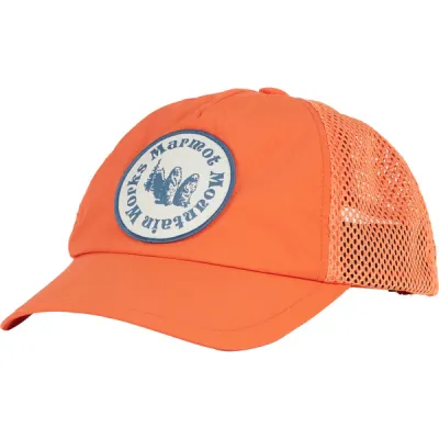 Marmot Alpine Soft Mesh Trucker - Orange Pepper - Unisex - S/M - Partioaitta, kuva 1 / 1