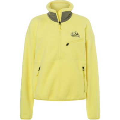Marmot Wm' S ’94 E.c.o. Recycled Fleece - Light Yellow/vetiver - Naiset - L - Partioaitta