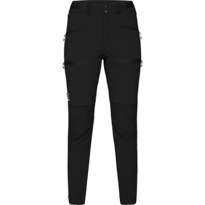 Haglöfs Rugged Slim Pant Women - True Black - Naiset - 40 - Partioaitta