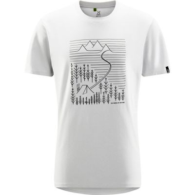 Haglöfs Camp Tee Men - Stone Grey - Miehet - L - Partioaitta