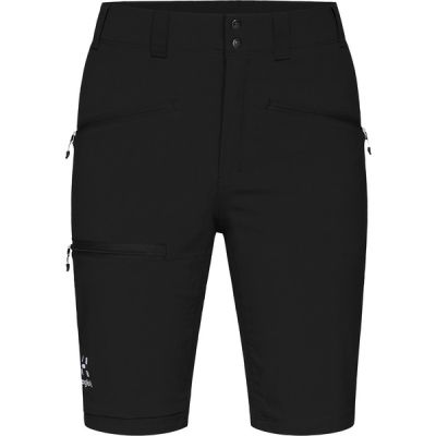 Haglöfs Mid Slim Shorts Women - True Black - Naiset - 42 - Partioaitta