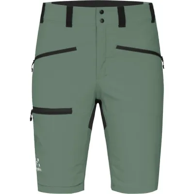 Haglöfs Mid Slim Shorts Women - Fjell Green/true Black - Naiset - 38 - Partioaitta, kuva 1 / 1