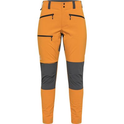 Haglöfs Mid Slim Pant Women - Desert Yellow/magnetite - Naiset - 36 - Partioaitta