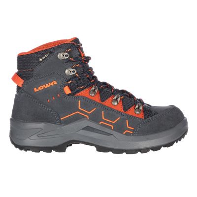 Lowa Kody Evo Gtx Mid Junior - Steel Blue/orange - Lapset - 27 - Partioaitta