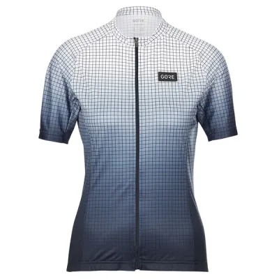 Gore Wear Grid Fade Jersey Womens - Orbit Blue/white - Naiset - 34 - Partioaitta