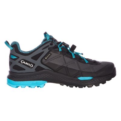 Aku Rocket Dfs Gtx Ws - Black/turquoise - Naiset - 5 - Partioaitta